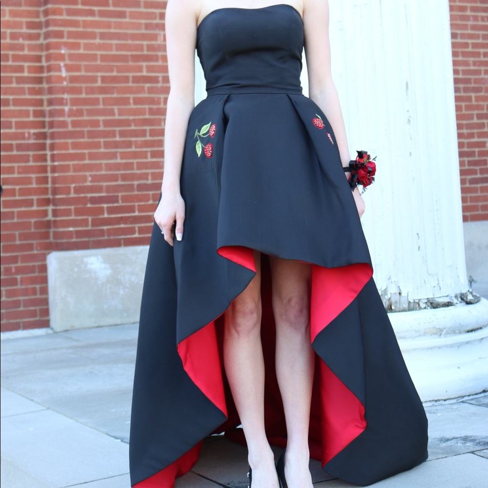 Sherri Hill Cherry Prom Dress